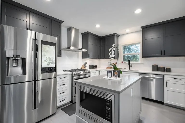 A whole home remodel project photos done in a home in portland, oregon
