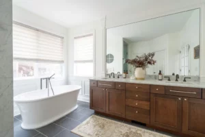 a photo of a bathroom remodel in beaverton, oregon