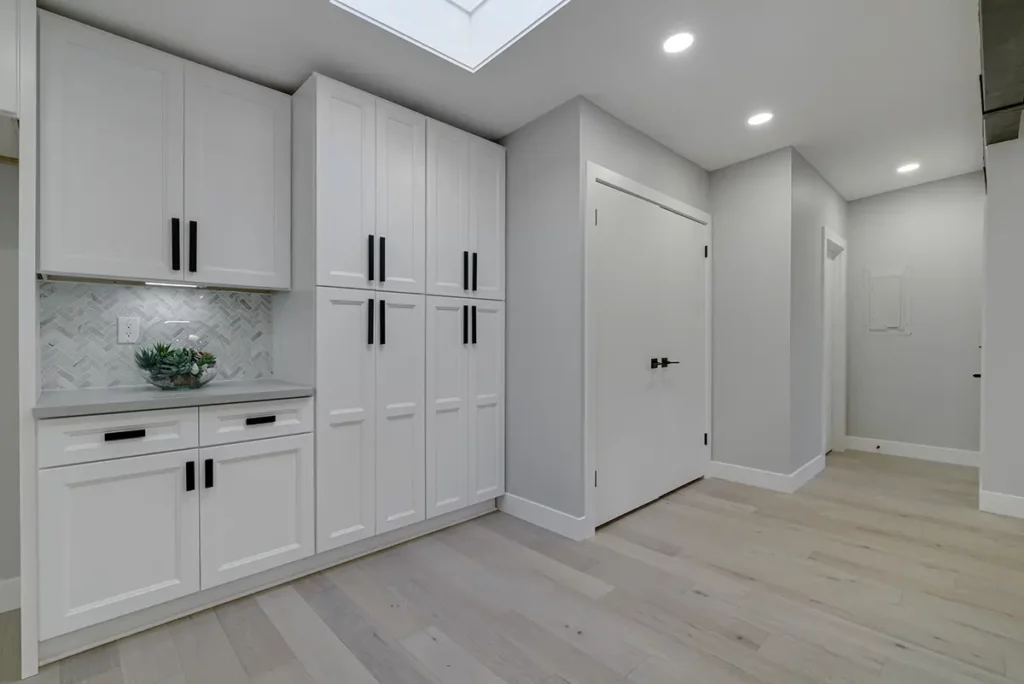 a photo of a kitchen remodel done on SW Rambler St, in Portland, Oregon