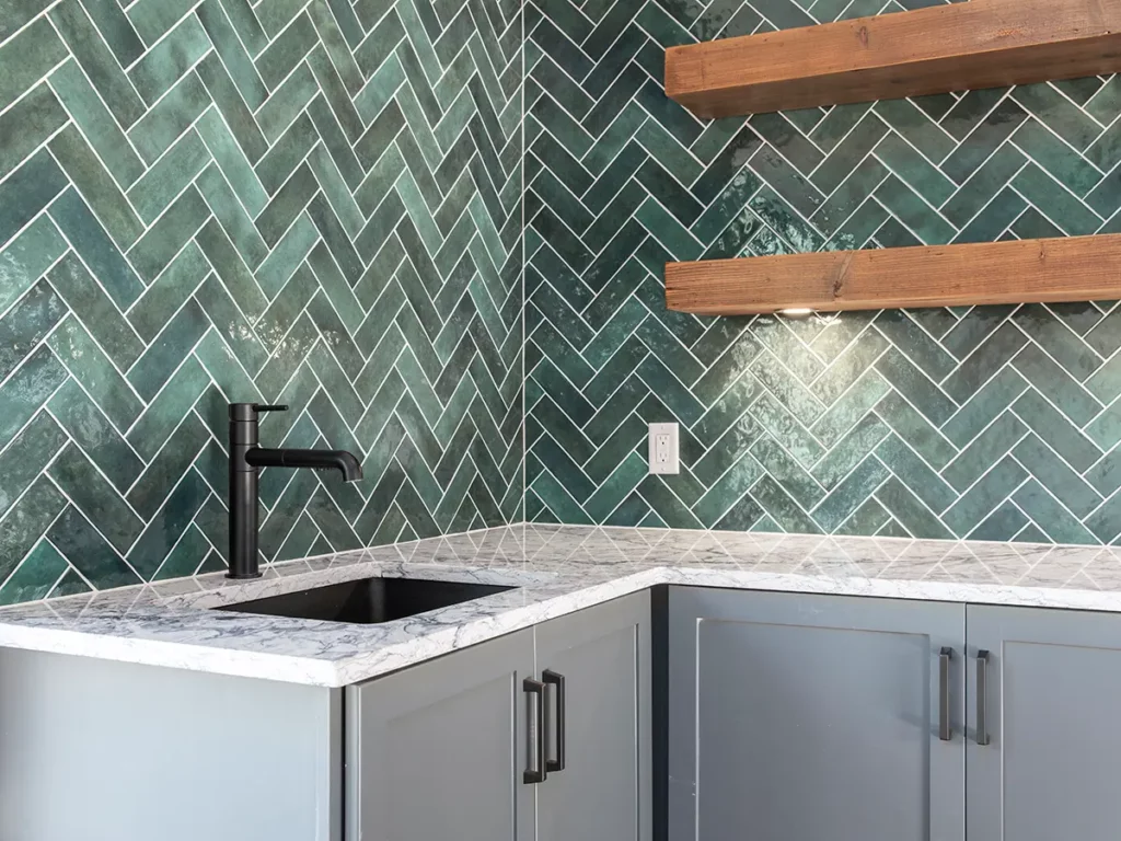photos of a garage conversion project that took place at NW Oak in beaverton