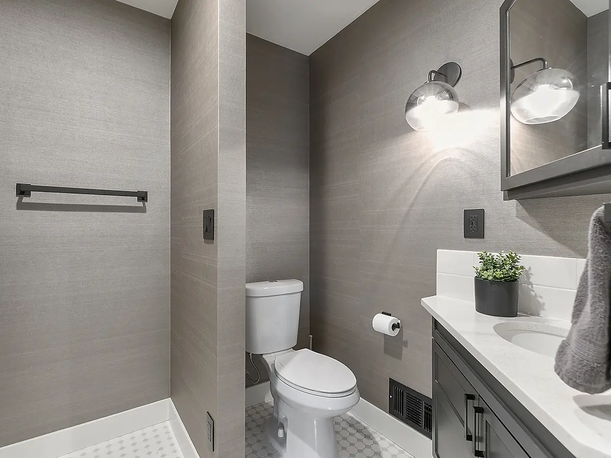 a bathroom remodel project on sw cullen blvd in portland, oregon