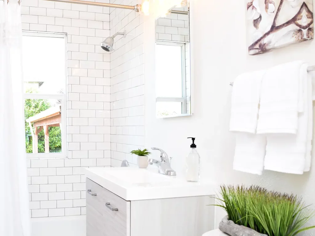 new bathroom remodel in portland on n buffalo stret