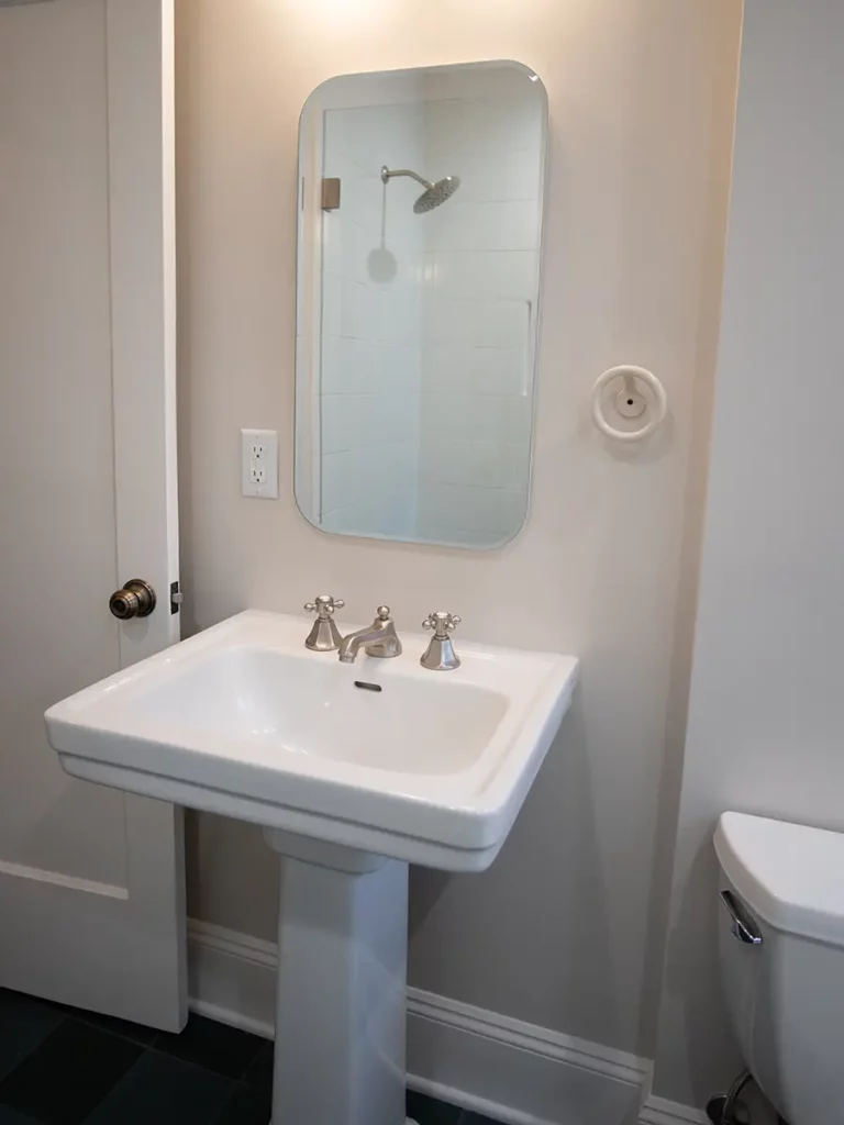 photos of a bathroom remodel in portland