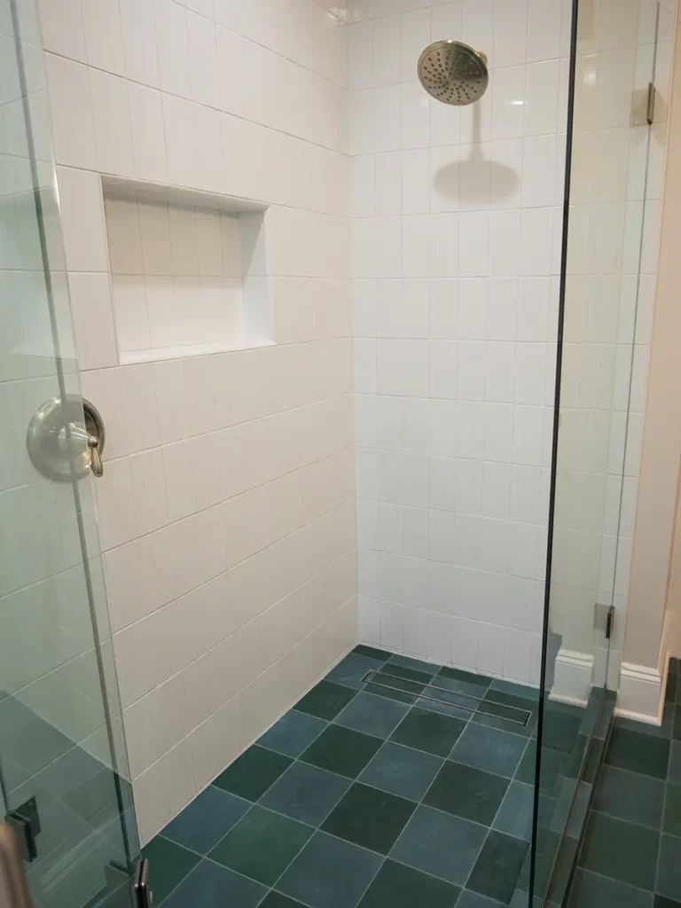 photos of a bathroom remodel in portland