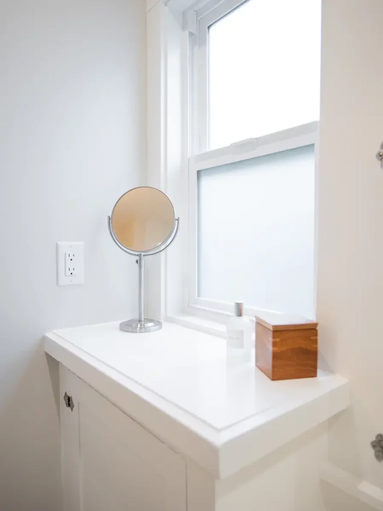 photos of a bathroom remodel in portland