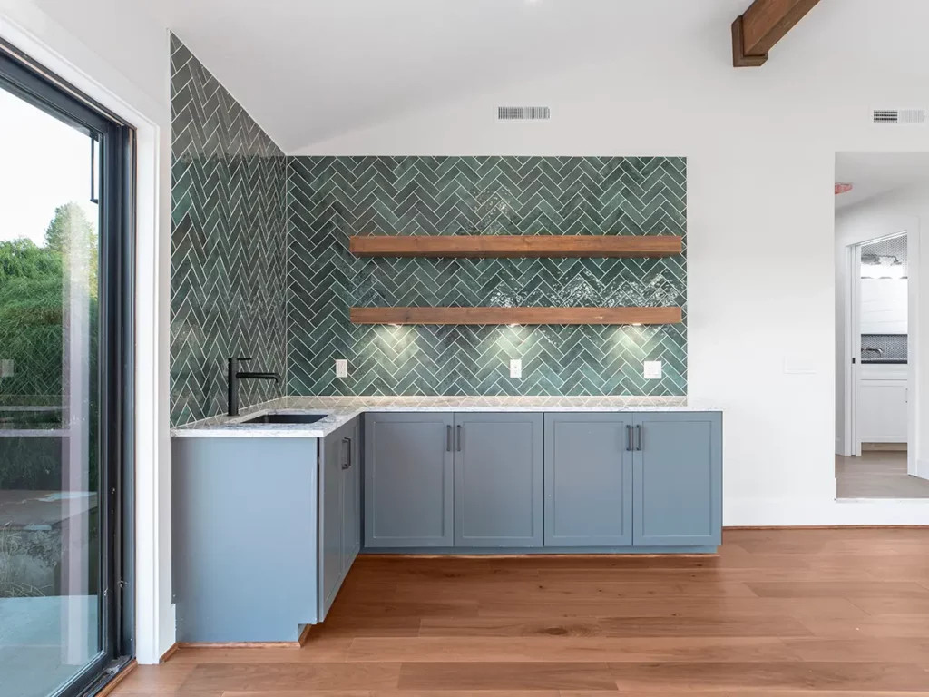 photos of a garage conversion project that took place at NW Oak in beaverton
