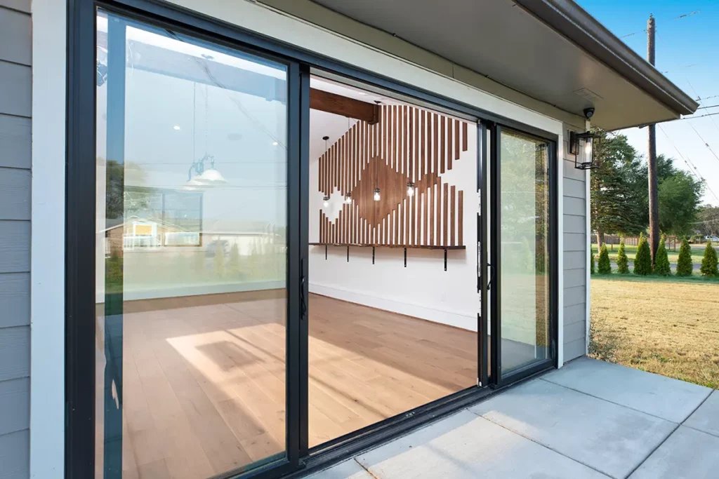 photos of a garage conversion project that took place at NW Oak in beaverton