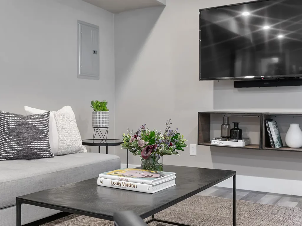 basement remodel project in portland, oregon done by PDX Remodeling & Design group