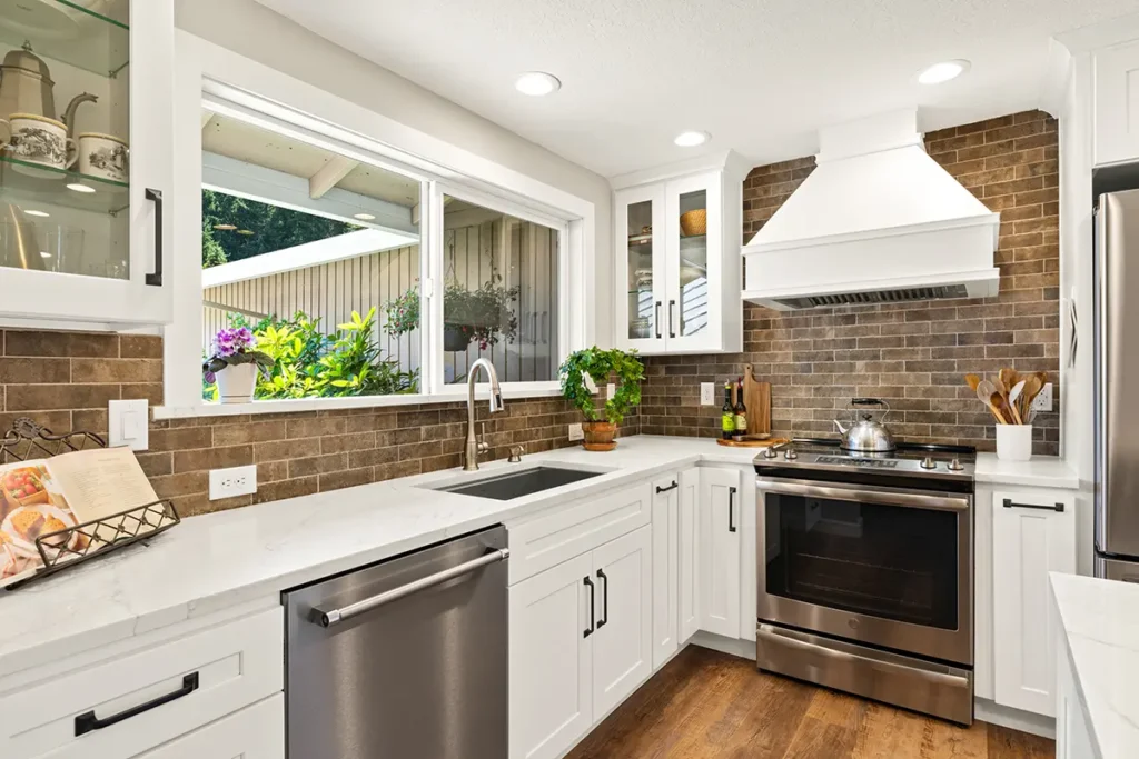 Photos of a kitchen remodel done in beaverton, Oregon
