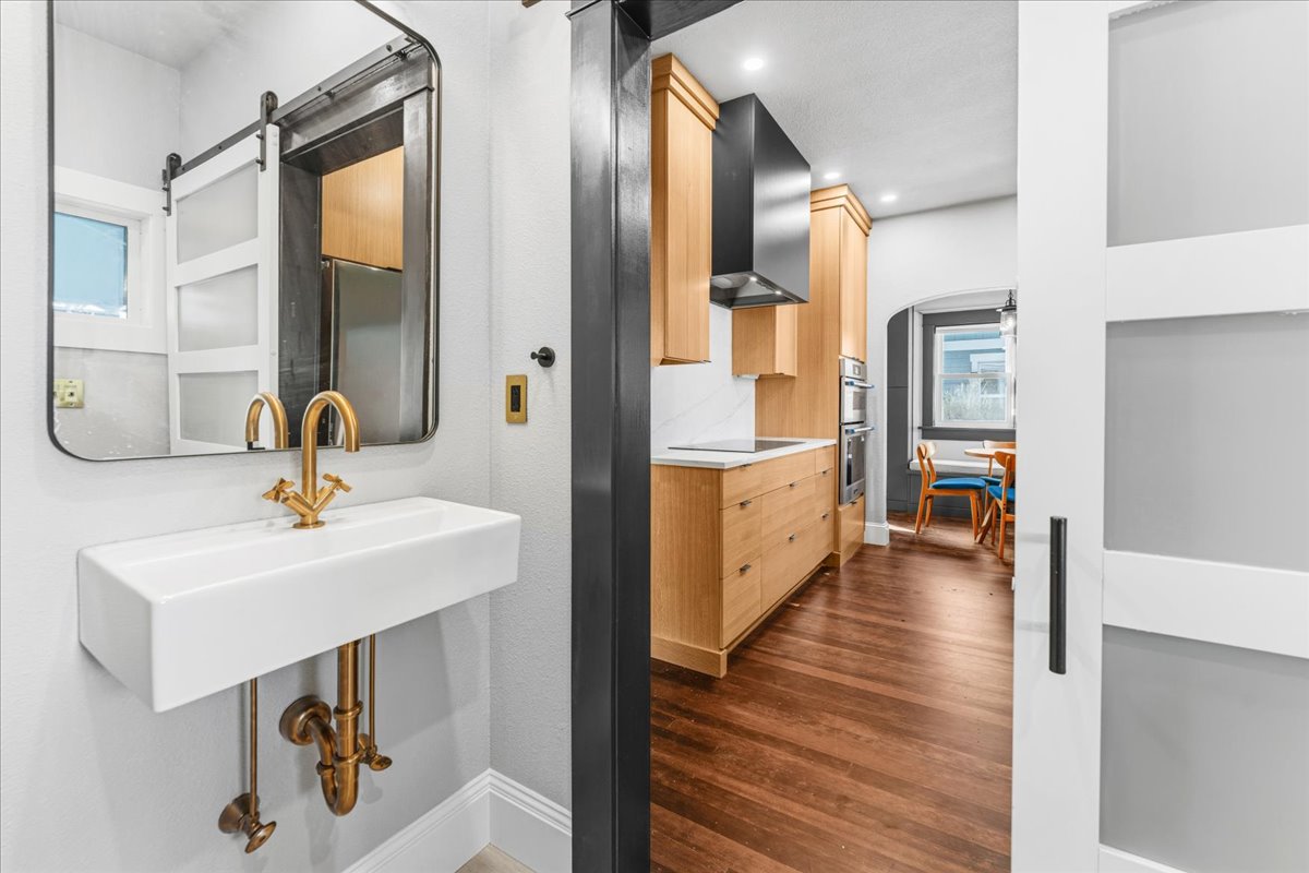 Bathroom Addition Off The Kitchen In Vancouver